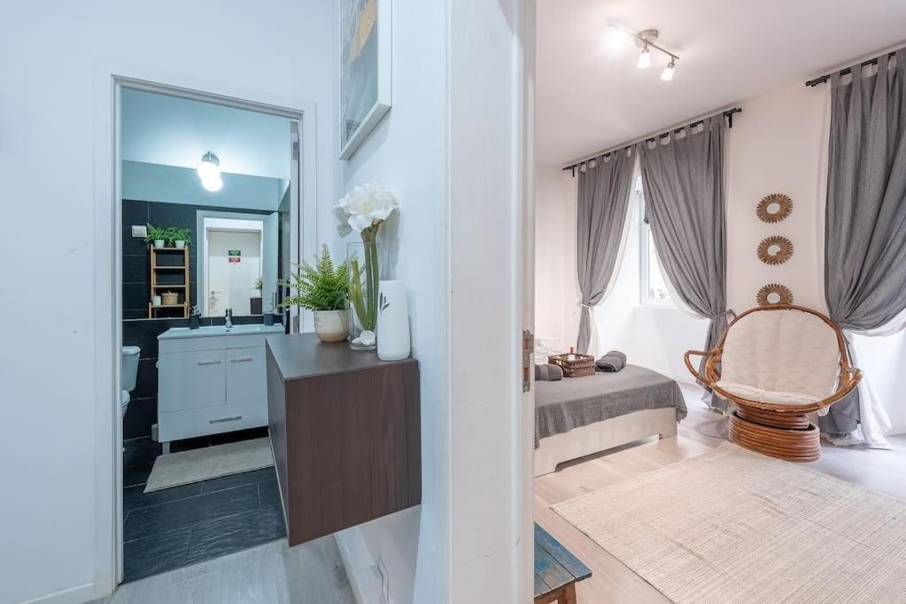 Modern Rustic Apartment In Graca Lisboa Exterior foto